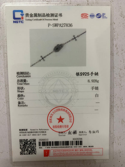 NGTC S925 precious metal testing certificate